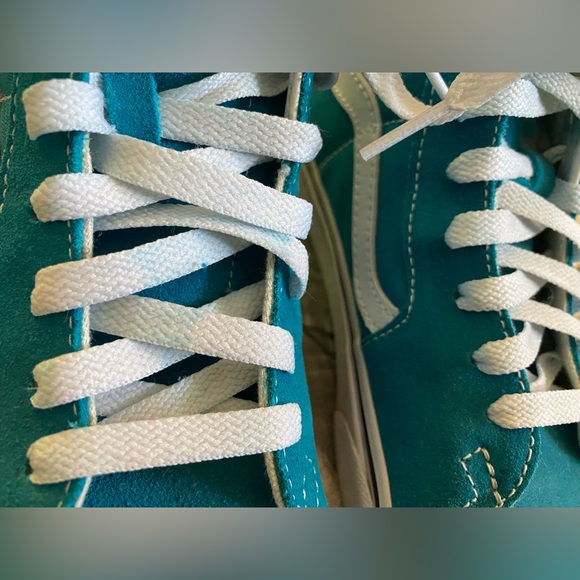 *VANS BLOWOUT!* Vans Sk8-Hi Caribbean Blue Boys 6.5/Women 8 - Picture 5 of 6